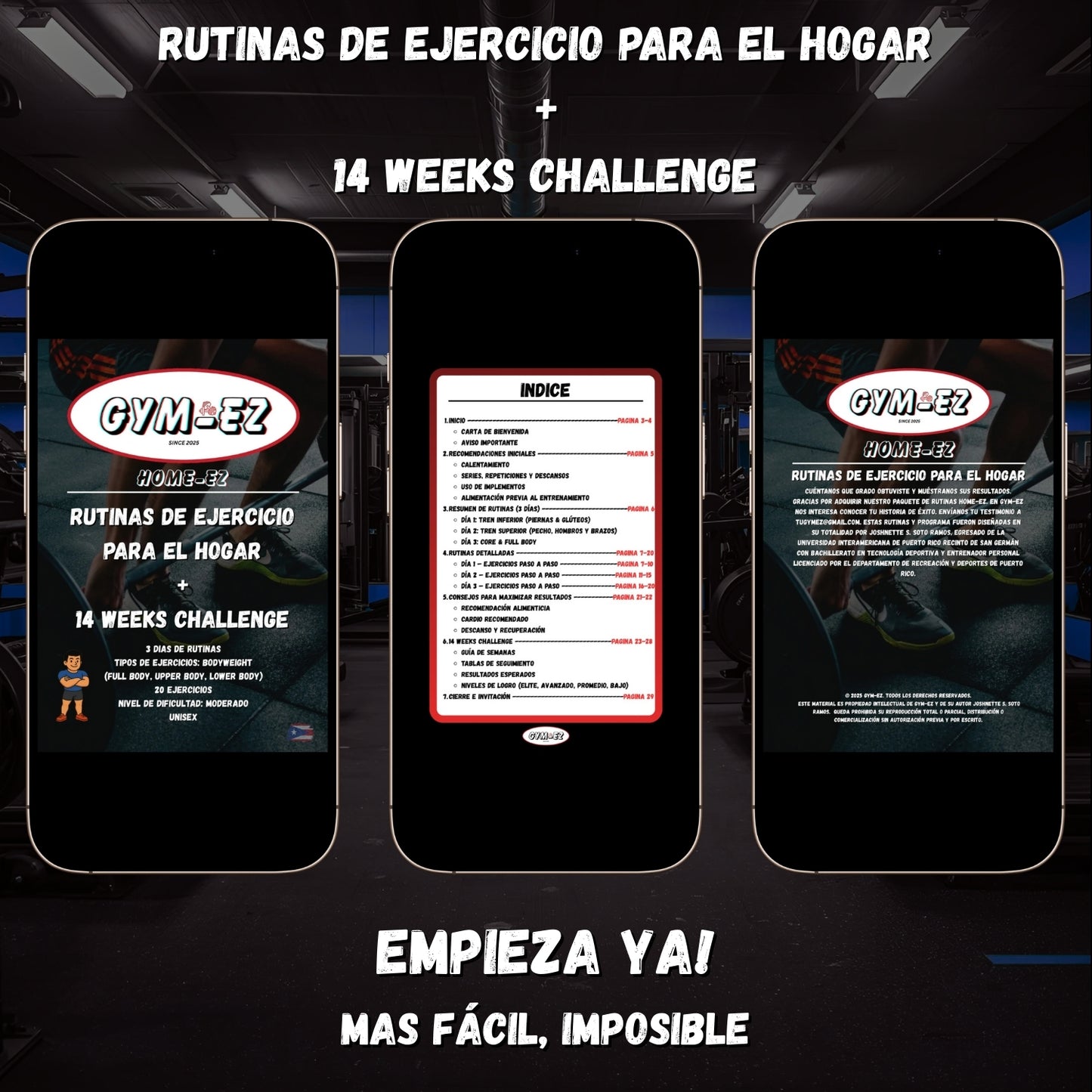 Home EZ: Rutinas de Ejercicio en Casa