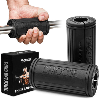 Premium DMoose Fat Grips (Black - 2.25")